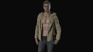 Shirtless Under Jacket Ethan Winters (Gold Edition)