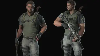 Chris Redfield - Resident Evil 5 - MEGA PACK OUTFITS [Add-On Ped