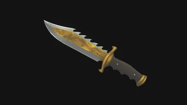 Golden Hunt Knife From CSO2
