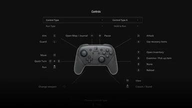 Switch Pro Controller Button Prompts