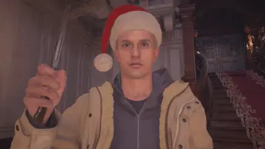 Ethan Winters - Santa Hat