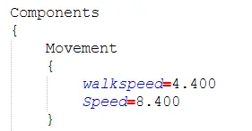 faster walking speed