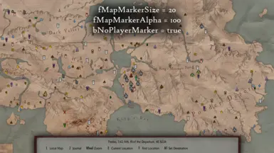 Map Menu - no player map marker