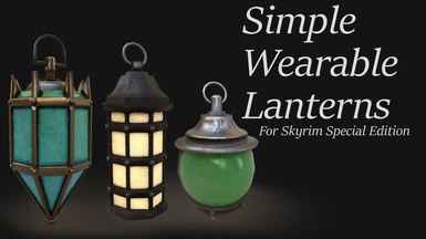 Enderal SE - Simple Wearable Lanterns