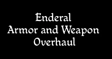 Enderal Armor and Weapon Overhaul - German