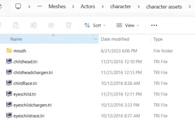 This is all you need from TK Children (mouth folder too)