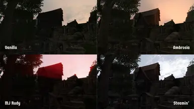 Ark, Slightly Cloudy, Early Sunset