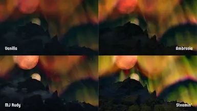 Riverville, Colourful Aurora, Midnight