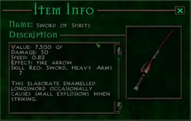 Non-Crutch Sword of Spirits