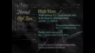DMC1 PS4 Button Prompts (DMC HD Collection)