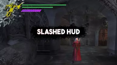 Slashed HUD (DMC3 CRIMSON)