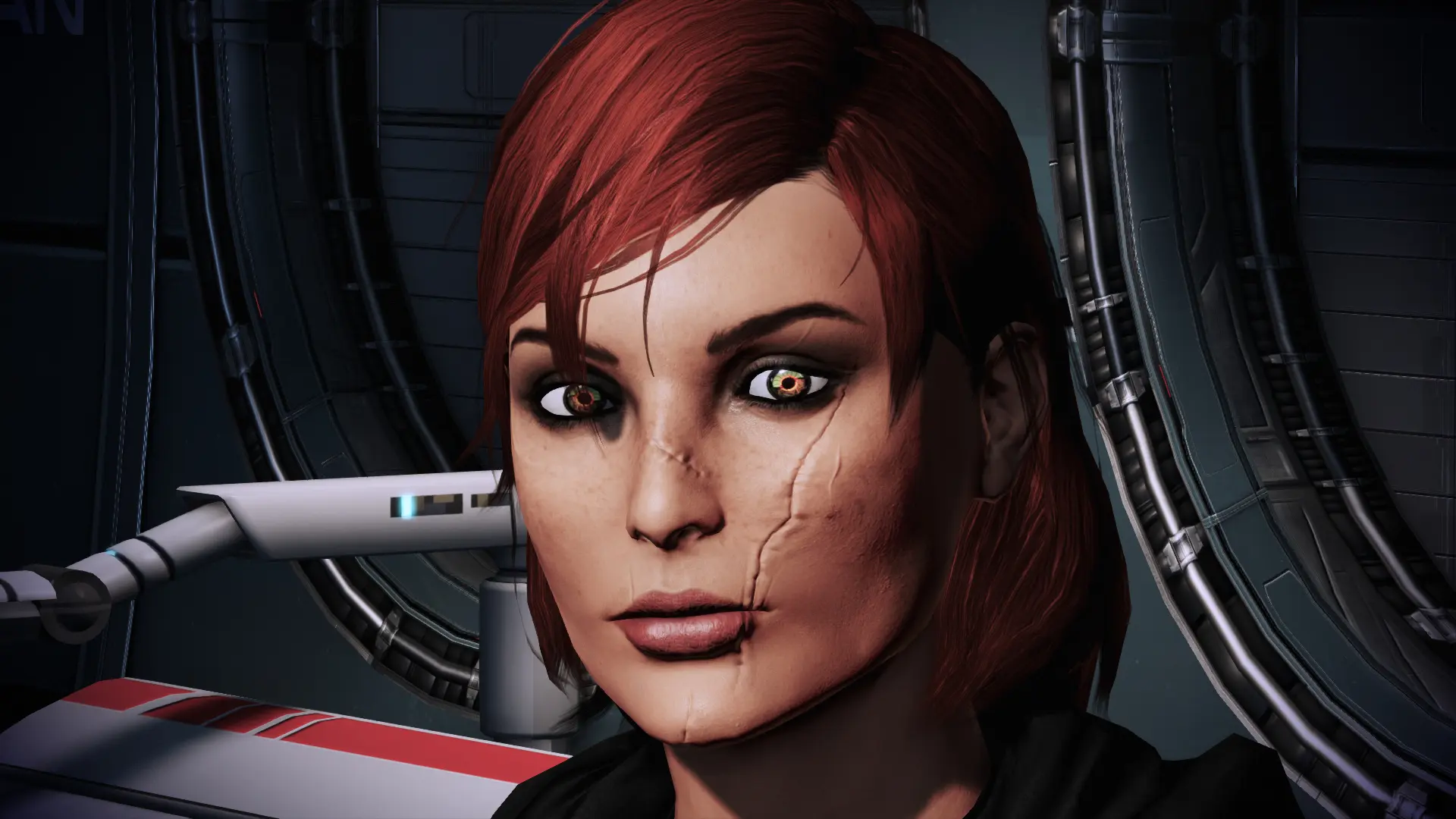 Cyber Shep 2 New Scars And Cybernetics For Shepard At Mass Effect Legendary Edition Nexus 