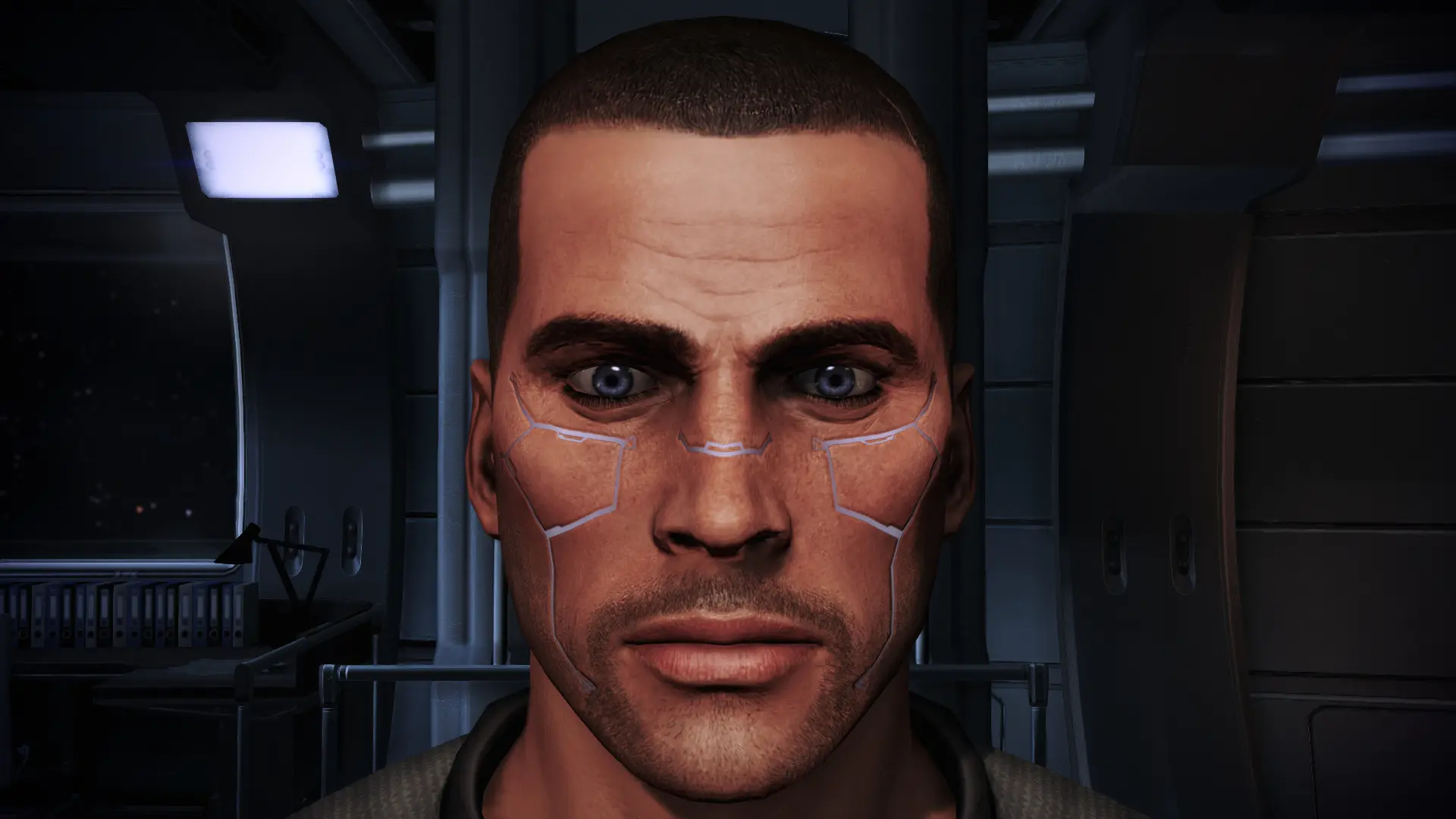 Cyber Shep 2 New Scars And Cybernetics For Shepard At Mass Effect