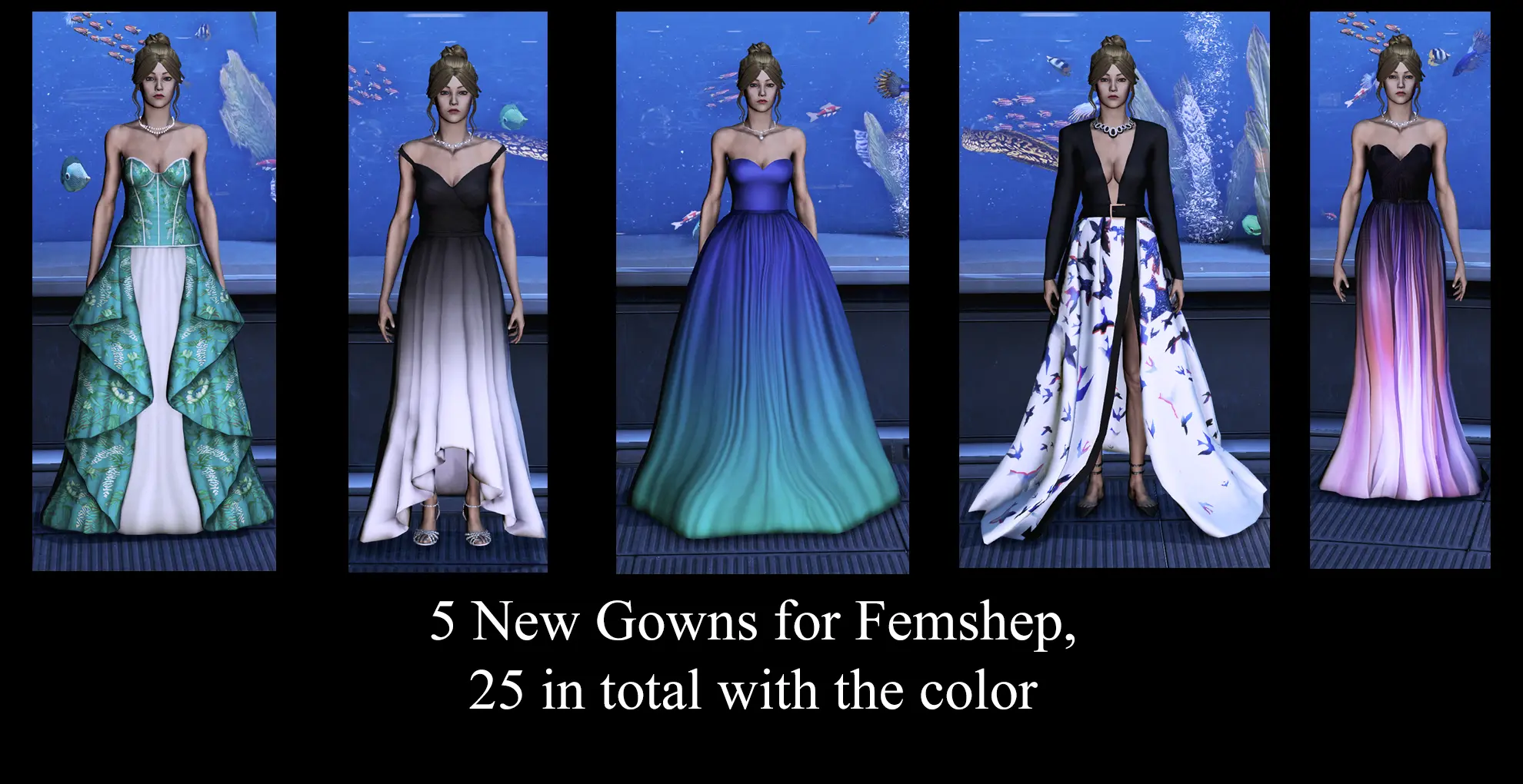 Morning's Gown Outfits for Femshep LE3 at Mass Effect Legendary Edition ...