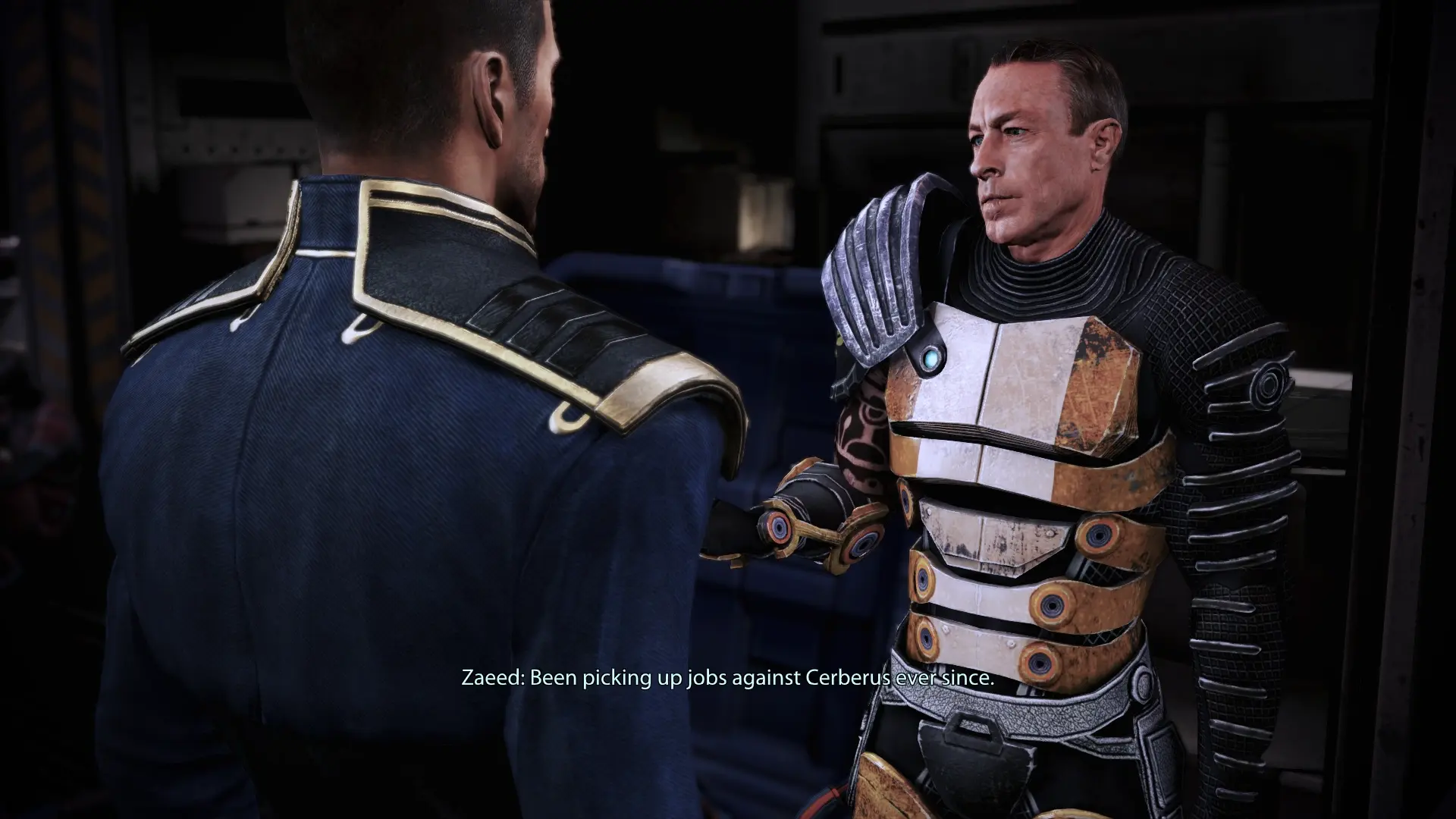 Cinematic Zaeed Conversation at Mass Effect Legendary Edition Nexus ...