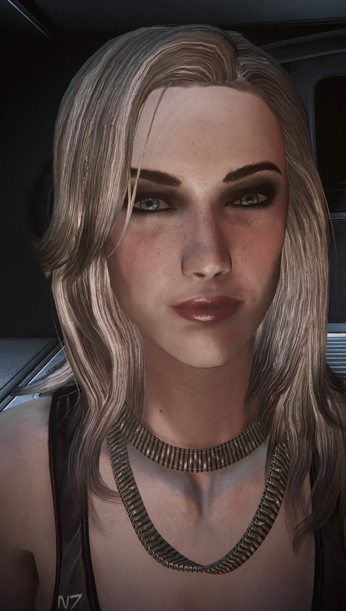 Platinum Blonde Bombshell Shep at Mass Effect Legendary Edition Nexus ...