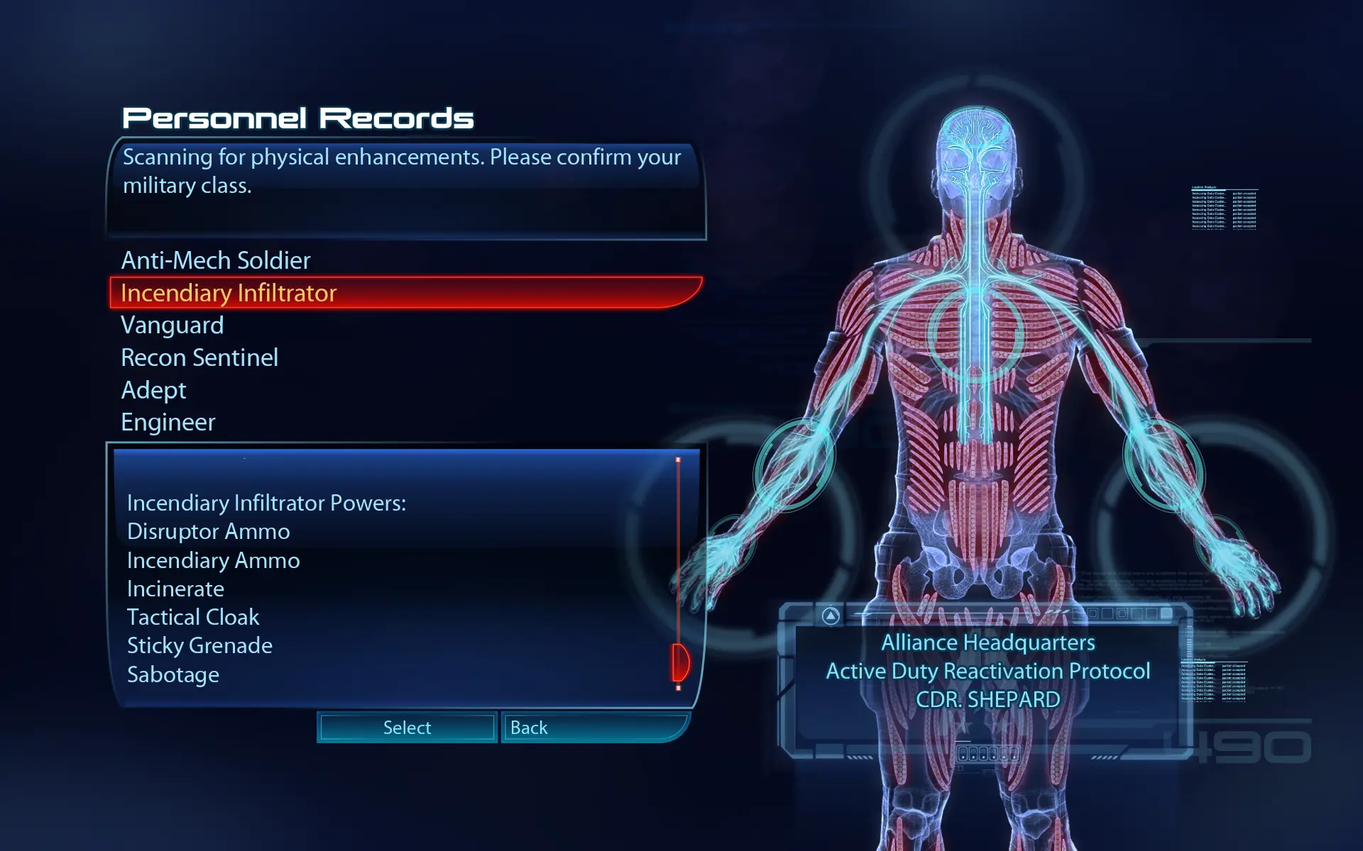 ShadowHawk Uncooled Classes at Mass Effect Legendary Edition Nexus ...