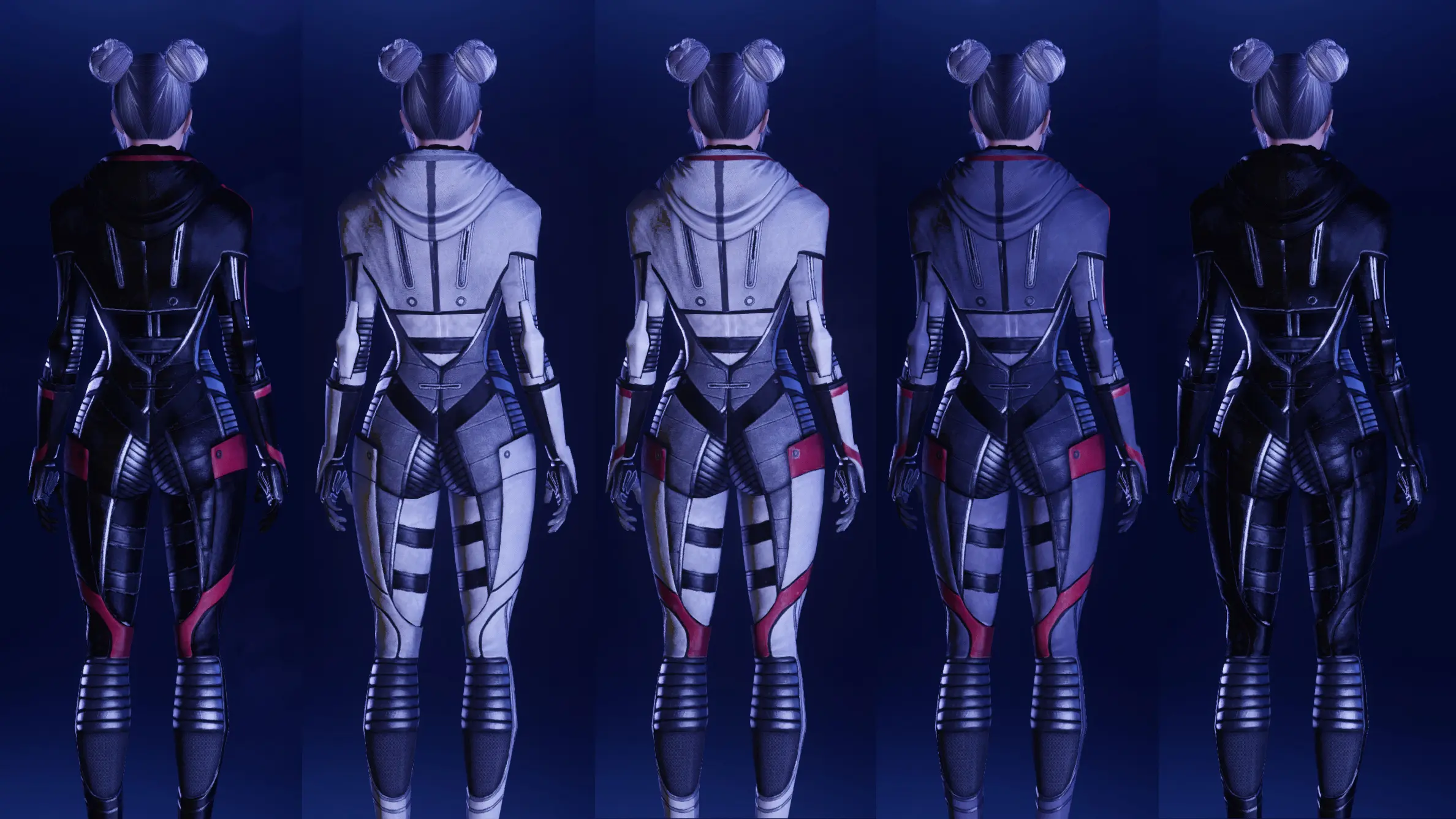 Hooded Casuals - Custom Kasumi hood down for Shepard L2 and LE3 at Mass ...