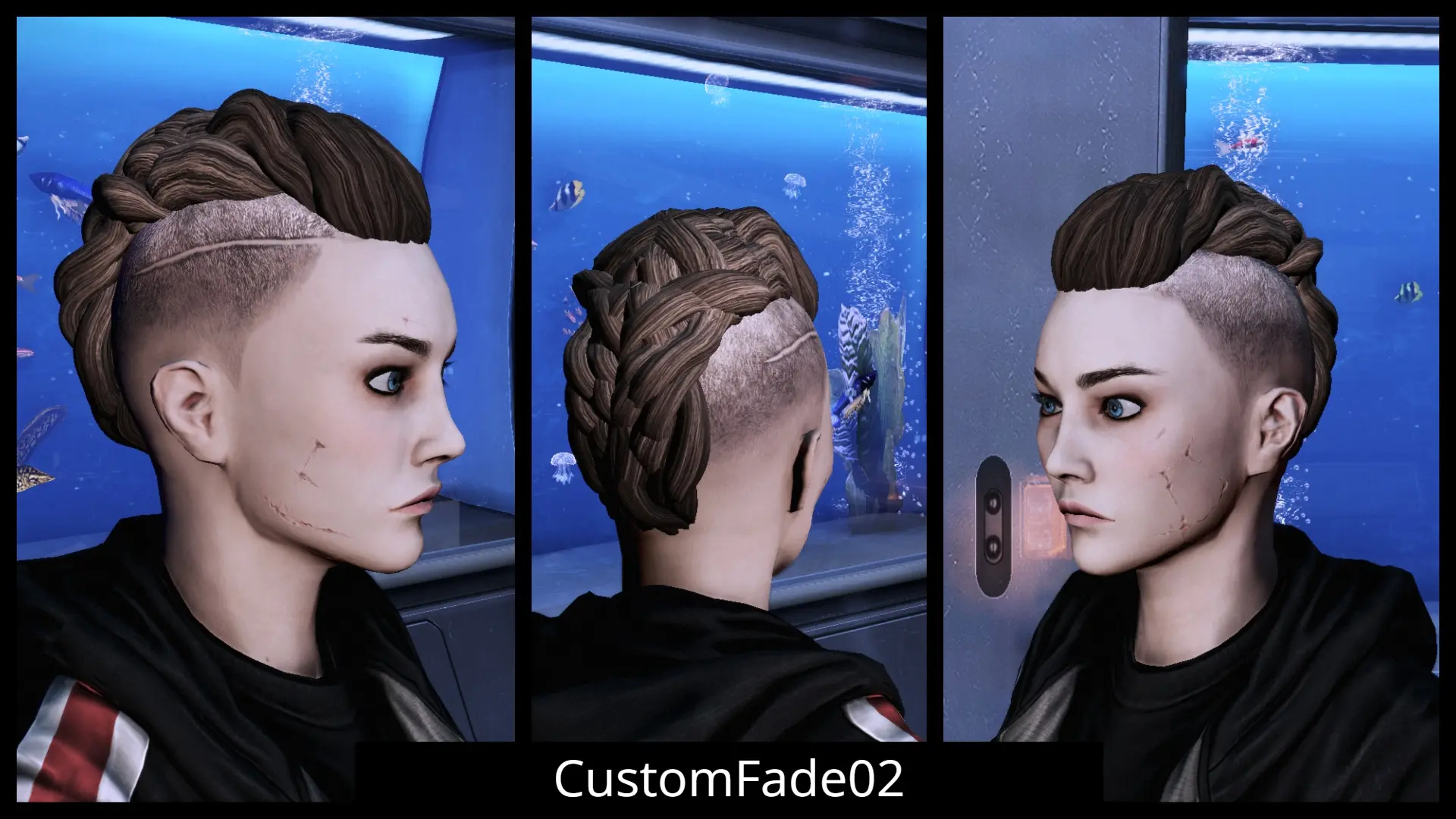 Padme's Viking Inspired Braid (LE3 Shepard Hair Mod) at Mass Effect ...