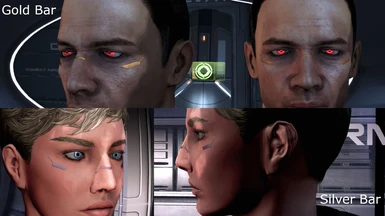 Cyber Shep 1 - Renegade Scar and Eye Replacers at Mass Effect Legendary ...