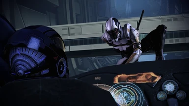 a phantom taking down Shepard's car.