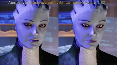 LE1 face with new eyebrows tattoos