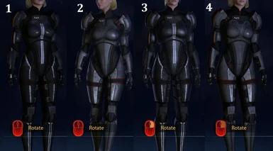 N7 Ashley and Kaidan Armor for Shepard - ME3 Legendary edition