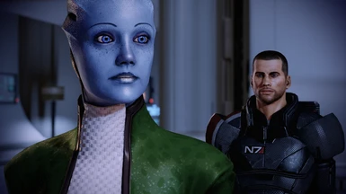 Mass Effect 2 Lair of the Shadow Broker face in basegame