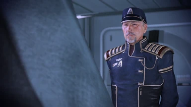 Hackett Mass Effect 3 Dress Blues with restored 4th bar and improved model by Padme4000
