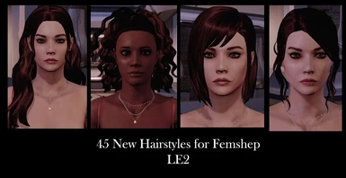 Morning's Hairstyles for FemShep LE2 PT2