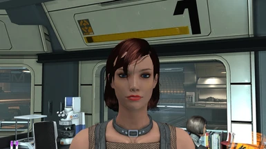 ME2 Update 2.0 - Default Female Shep Hair - Need to alter LOD to not clip and that deforms the head badly