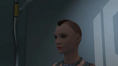 Update 2.3 - Mohawk hair with standard Mohawk hair textures, used the Pulled Scalp textures instead of the Mohawk scalp textures