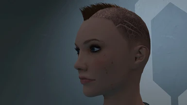 Update 2.4 - Iconic Femshep lashes (thicker and slightly longer) and the Fade Hex Scalp Texture with Mohawk. Changed some colors around also.