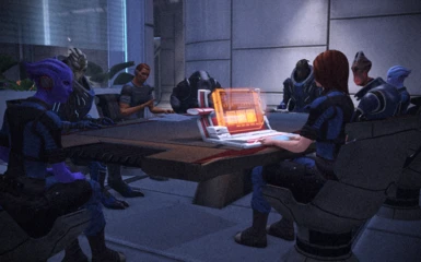 C-Sec debriefing at the Executor's office