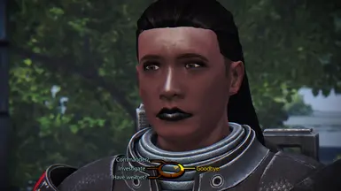 (Coming Soon) Miranda Full Makeup with Black Lipstick