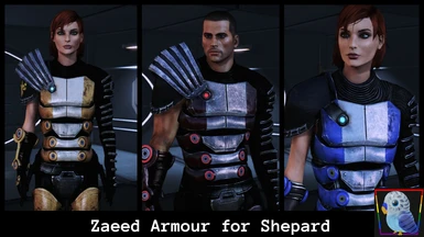 Zaeed Armour for Shepard (LE2)