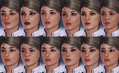 femshepping's 4k Default FemShep Complexions