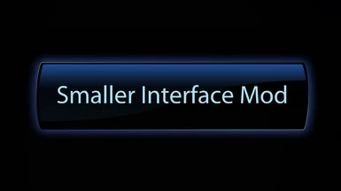 Smaller Interface Mod
