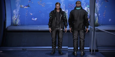 Cyberpunk Jacket with Jeans Black