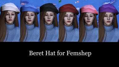Beret Hat for Femshep