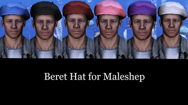 Beret Hat for Maleshep
