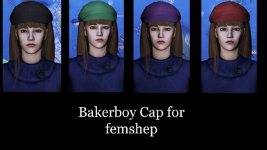 Baker Boy Cap for Femshep
