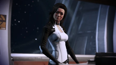 White catsuit replacement, with no hexagons
