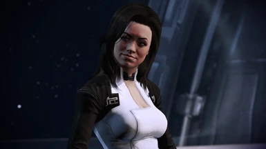 White catsuit replacement, with no hexagons - closeup