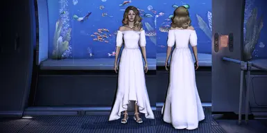 Naomi Dress White