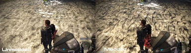 Caustics correction removing artifacts from upscaling done in vanilla