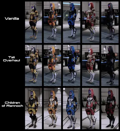 Tali's LE1 Outfits