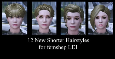 Morning's Shorter Hairstyles for Femshep LE1