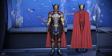 Thor Outfit With the Helmet