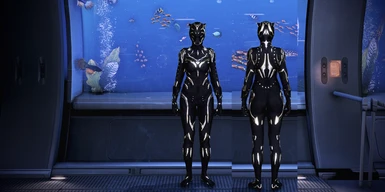 Shuri's Black Panther suit with helmet  v1.0.3